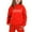 Red, variant on Toddler Girls Outfits Sets Casual Winter Wear Trendy Printed Hooded Sweatshirt Cute Girls Fall Clothes Red Size 3-4T
