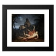 thumbnail image 2 of Heinrich Schwemminger 17x15 Black Modern Framed Museum Art Print Titled - The Cranes of Ibycus (Before 1837), 2 of 5