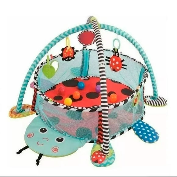 GIMNASIO DE JUEGOS PARA BEBÉ CON PELOTITAS IMPORTACIÓN 3 EN 1 GYM DE ACTIVIDADES CATARINA