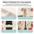 thumbnail image 3 of Valentine's Day Travel Portable Square Jewelry Box for Rings Earrings Necklaces Bracelets Girls Women Display Case Holder Organizer Stand Storage Box, 3 of 6