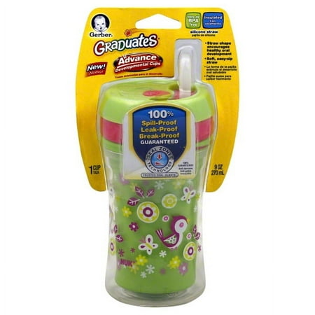 Gerber Grad Advance 9oz Insulate Strw 1p