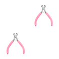thumbnail image 3 of yingyy 2 Pieces Pliers Anti-slip Spring Loaded Nippers DIY Jewelry Making Splicing Fixing Bending Twisting Strippers Hand Tools End Plier 2Set, 3 of 6