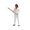 Style C, variant on Rushawy 1/64 Figures in White Clothes Character Doll Tiny People for Diorama Model Train D