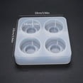 thumbnail image 3 of TwhqxjCN Silicone Crystal Epoxy Resin Mold Round Drawer Handle Casting Mould Handmade Silicone, 3 of 3