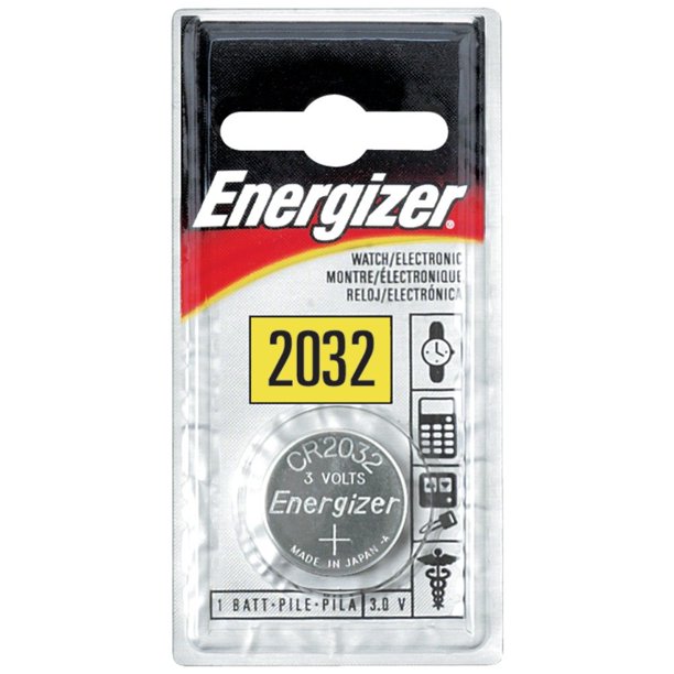 Energizer ECR2032 Lithium 3Volt Coin Cell Battery