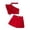 Red, variant on Baby Girls Off Shoulder Sequin Top Shorts Summer Toddler Outfit, Size 2-3 Years