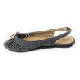 thumbnail image 2 of Victoria K Women's Bow With Gold Buckle Ballerina Flats, 2 of 5