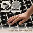 thumbnail image 6 of ODIKA 2'x3' Washable Throw Rug Non-Slip, Low Profile, Flatwoven, Easy Care Table Interlocking Pvc Diamonds Grid Covering Dining Under for Hallway, Study Room, 6 of 7