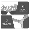 Ulthilift 4pcs 2025 New Year Glasses Happy New Year's Eve Glasses 2025
