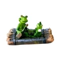 thumbnail image 3 of La estatua de puede flotar en agua Figuras de rana Collections Resina de la escultura animal Decoración del estanque para el patio del patio Rana de remo, 3 of 8