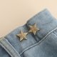 thumbnail image 5 of ShinYu Pantalones Cintura Encogible Pantalones Hebilla Ajustadora de Cintura Hebilla de Estrella de Cinco Puntas, 5 of 6