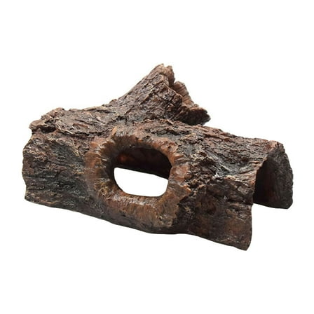 ifundom Aquarium Decorative Resin Logs for Fish Tank, Natural-Look , 1 Pack, Perfect for Aquatic Habitat
