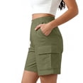 thumbnail image 6 of Zedker Cargo Shorts Women Athletic Shorts Boys School Uniform Causal Active Summer Clothes with Pockets Size S-XXL, 6 of 10