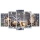 thumbnail image 1 of Cuadros Decorativos 11CT punto de cruz completo Navidad estampado DIY 5 paneles bordado Kits Decoración Sywqhk Nuevos Originales, 1 of 9
