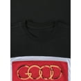 thumbnail image 3 of Hat and Beyond Men's Raised 3D Image Print "Good Vibes" Crew Neck Tee Shirt, 3 of 7