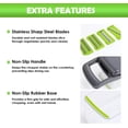 thumbnail image 3 of Vegetable Chopper Multifunctional Food Chopper | 16-in-1 Onion Cutter with 7 Blades, Vegetable Slicer and Dicer with Container for Salad, Potato, Carrot, Garlic & Kitchen Use, 3 of 4