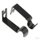 thumbnail image 1 of 24 piezas de barra de cortina de metal ajustable soporte de pared soporte de gancho negro, 1 of 8