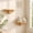 Beige, variant on Peluomoz Curved Wood Cat Wall Perch – Wall-Mounted Floating Indoor Platform with Sisal Mat (Sleeper & Climb Shelf)