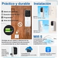 thumbnail image 4 of VAK Video Timbre de seguridad W20 5G IP65 CAMARA IA APP, 4 of 6
