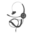 thumbnail image 4 of Auriculares de tráfico con reducción de ruido, ergonómicos, ajustables, ultra claros, para llamadas, plug and play, RJ9, con micrófono, 4 of 14