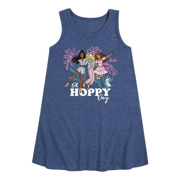 Barbie - Easter - Oh Hoppy Day - Toddler and Youth Girls A-line Dress