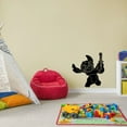 thumbnail image 2 of Disney Movie Character Lilo And Stitch Cute Stitch Playing Ukelele Silhouette Disney Wall Art Sticker Vinyl Decal For Home Decor Room Living Room Bedroom Decoration Sticker Decal Size (40x40 inch), 2 of 3