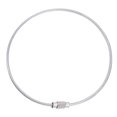 thumbnail image 1 of Unique Bargains 250mm Length Stainless Steel Keyring Loop Cable Silver 4 Count, 1 of 6