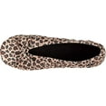thumbnail image 4 of isotoner Satin Women's Ballerina Slippers Color: Cheetah Size: LARGE, 4 of 4