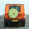 thumbnail image 2 of Fotbe Green Various Lemons Spare Tire Cover Thickening Universal Fit for Jeep, Trailer, RV, SUV, Truck, Tough Tire Wheel Soft Cover-14 inch, 2 of 8