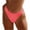 Vermilion #30, variant on Dresfit Ribbed High Waisted Bikini Bottoms for Women - Textured Sexy Swimwear Sky Blue 2XL