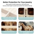 thumbnail image 3 of Horse Travel-Portable Square Jewelry Organizer Storage Box - Rings, Earrings, Necklaces, and Bracelets Holder for Girls and Women, 3 of 6