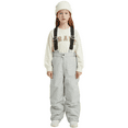 thumbnail image 2 of Kids Waterproof Snow Pants Winter Warm Skiing Snowboard Overalls Pants for Girls Boys, 2 of 8