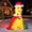 Dog with Gift Box, variant on Joyfy 5 FT Christmas Inflatables Dog Outdoor Decorations,Christmas Puppy Holding A Candy Cane Blow Ups Yard with Built-in LEDs for Holiday Party Garden Lawn Decor