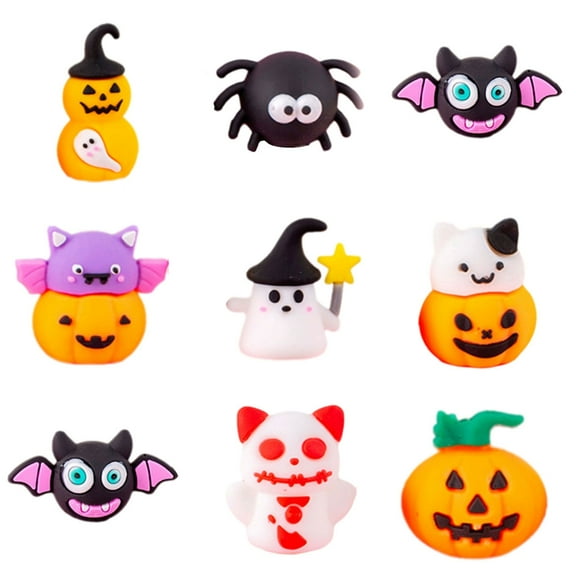 10PcsHa110weenChristmas Pencil Caps Silicone Pencil Tip Covers Chewing-proof Pencil Caps Wood Pencils Extender Holders