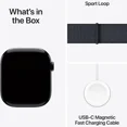 thumbnail image 4 of Restored Apple Watch Series 10 GPS 46mm Jet Black Aluminum Case with Sport Loop - Open Box, 4 of 5