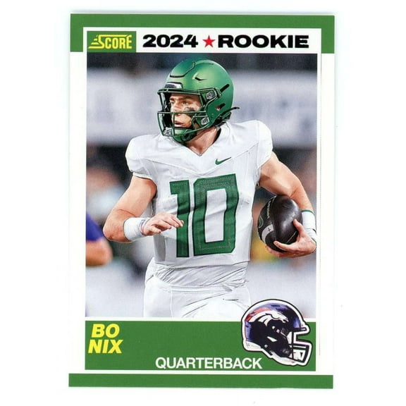 NFL 2024 Score Football 35th Anniversary Bo Nix #9 (Rookie)