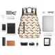 thumbnail image 4 of Disketp Leopard Print Mochila Ligera e Impermeable, Mochila de Día Resistente para Viajes, Senderismo y Uso Diario para Hombre y Mujer, 4 of 7