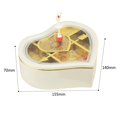 thumbnail image 4 of POINTERTECK Romantic Love Heart Ballerina Music Box Jewelry Storage Case (White), 4 of 7