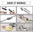 thumbnail image 4 of Garlic Press, Stainless Steel Mincing & Crushing Tool For Nuts & Seeds And Ginger Press, 4 of 5