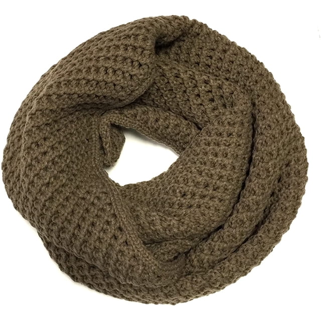 Thick Knitted Winter Warm Infinity Scarf