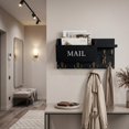 thumbnail image 1 of Elodie Key Holder Wall Mount Key and Mail Holder for Living Room Farmhouse Entryway Black, 1 of 8