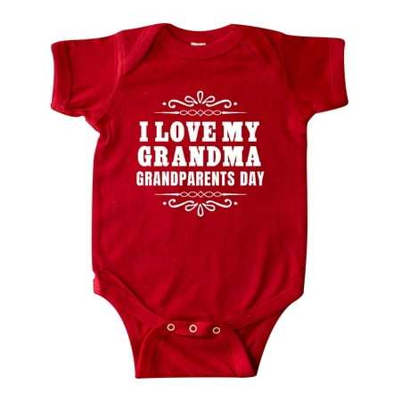 

Inktastic Grandparents Day I Love My Grandma Gift Baby Boy or Baby Girl Bodysuit