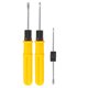 thumbnail image 1 of Scienceny Destornillador, herramienta de reparación manual de doble cabeza con mango de plástico, suministros de mantenimiento de carpintería Herramientas y ferretería Amarillo 4 pulgadas, 1 of 6
