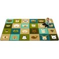 thumbnail image 2 of Carpets For Kids 1576135 KIDSoft Animal Patchwork Carpet, 8 x 12 ft. - Nature, 2 of 2