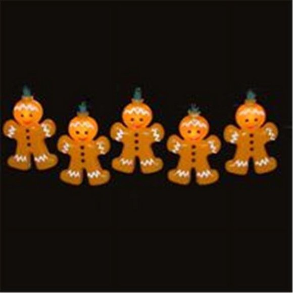 Kurt S. Adler, Inc. UL1419 Kurt Adler 10-Light Gingerbread Light Set