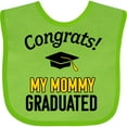 thumbnail image 3 of Inktastic Congrats My Mommy Graduated with Cap Boys or Girls Baby Bib, 3 of 4