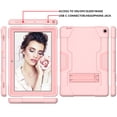 thumbnail image 2 of Spot goodsFIEWESEY for Walmart onn 10.1 Tablet Pro Case, Shock-Resistant Rugged Hybrid Kids Friendly Protective Case With Stand for Walmart Onn 10.1 inch Pro (Model:100003562) 2020 Released(Rose Gold), 2 of 6