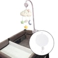 thumbnail image 3 of Caja de música con movimiento de cuerda para bebé, accesorio para cochecito de bebé con campana colgante para cama de cuna, 3 of 8
