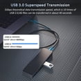 thumbnail image 3 of Divisor USB Hub VIENON USB 3.0 de 4 puertos para portátil Xbox HDD, 3 of 7