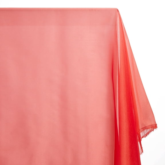 FWD 60" 100% Polyester Organza Craft Fabric By the Yard, Red